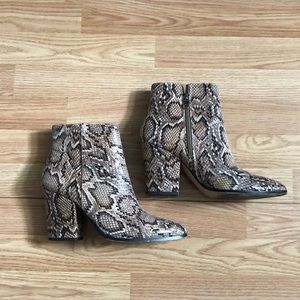 Steve Madden Snake Print Marissa Boot